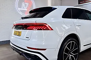 Used 2022 Audi Q8 Black Edition White - Interior and Exterior details 17