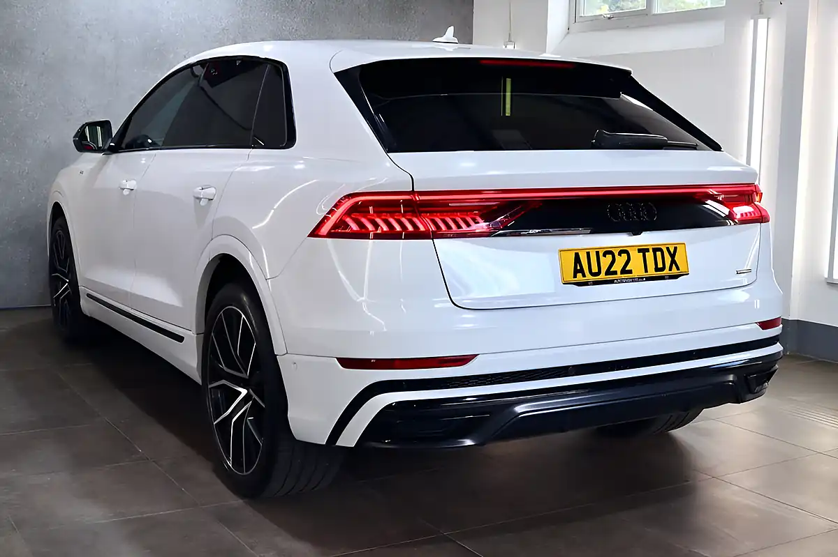 Used 2022 Audi Q8 Black Edition White - Interior and Exterior details 2