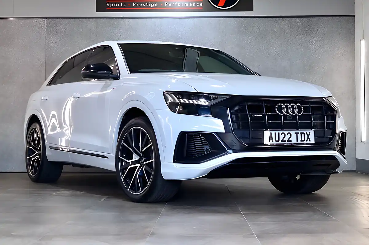 Used 2022 Audi Q8 Black Edition White - Interior and Exterior details 4