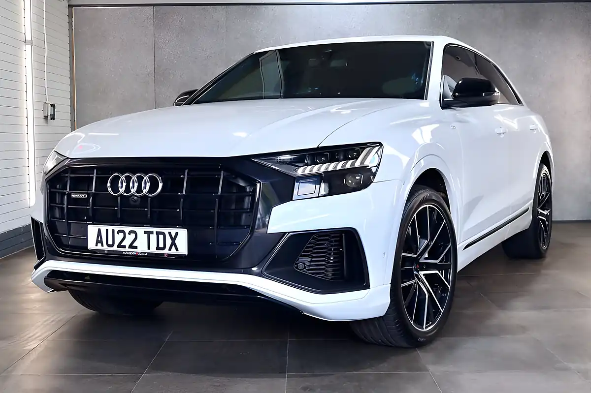 Used 2022 Audi Q8 Black Edition White - Interior and Exterior details 7