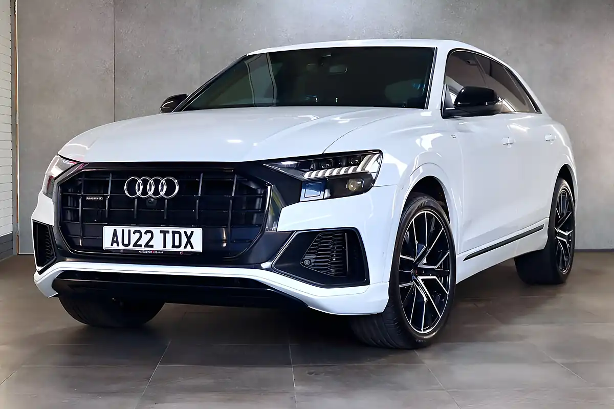 Used 2022 Audi Q8 Black Edition White - Interior and Exterior details 8