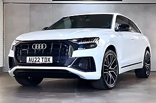 Used 2022 Audi Q8 Black Edition White - Interior and Exterior details 9
