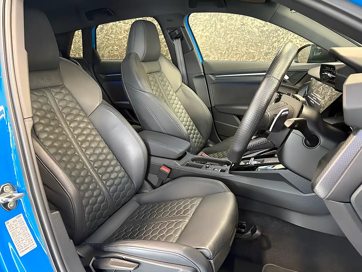 Used 2022 Audi RS3 Carbon Black Blue - Interior and Exterior details 13