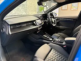 Used 2022 Audi RS3 Carbon Black Blue - Interior and Exterior details 14