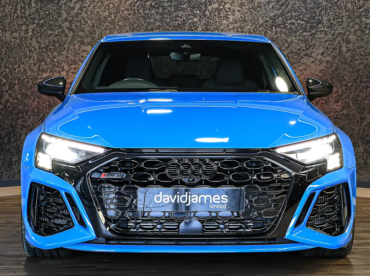 Used 2022 Audi RS3 Carbon Black Blue - Interior and Exterior details 4