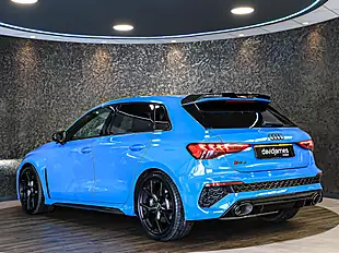 Used 2022 Audi RS3 Carbon Black Blue - Interior and Exterior details 7
