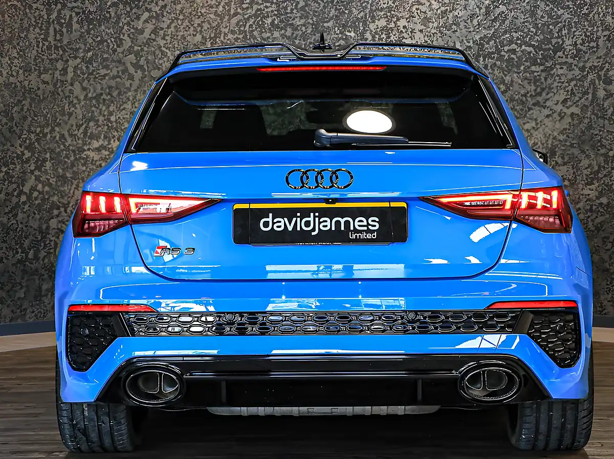 Used 2022 Audi RS3 Carbon Black Blue - Interior and Exterior details 8