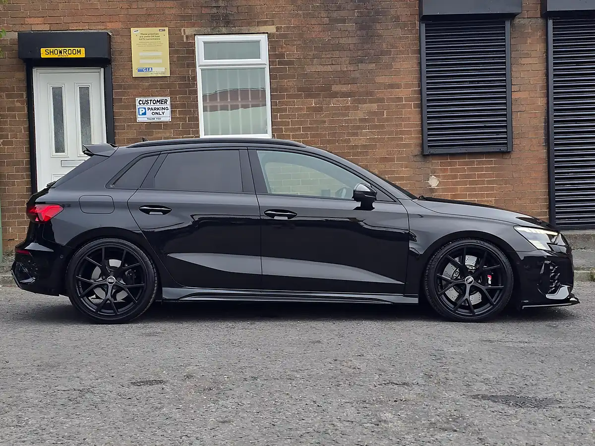 Used 2022 Audi RS3 Carbon Black Sportback Black - Interior and Exterior details 8