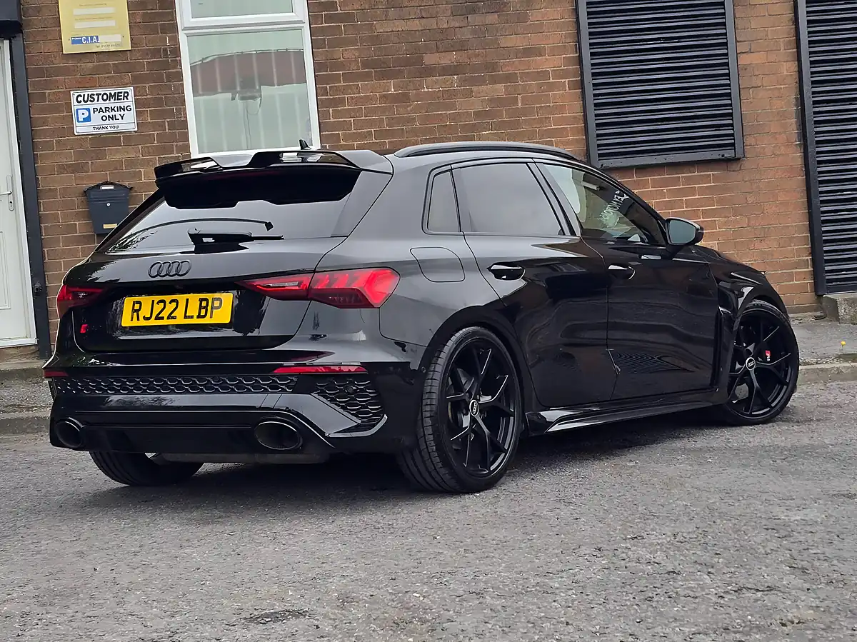 Used 2022 Audi RS3 Carbon Black Sportback Black - Interior and Exterior details 9