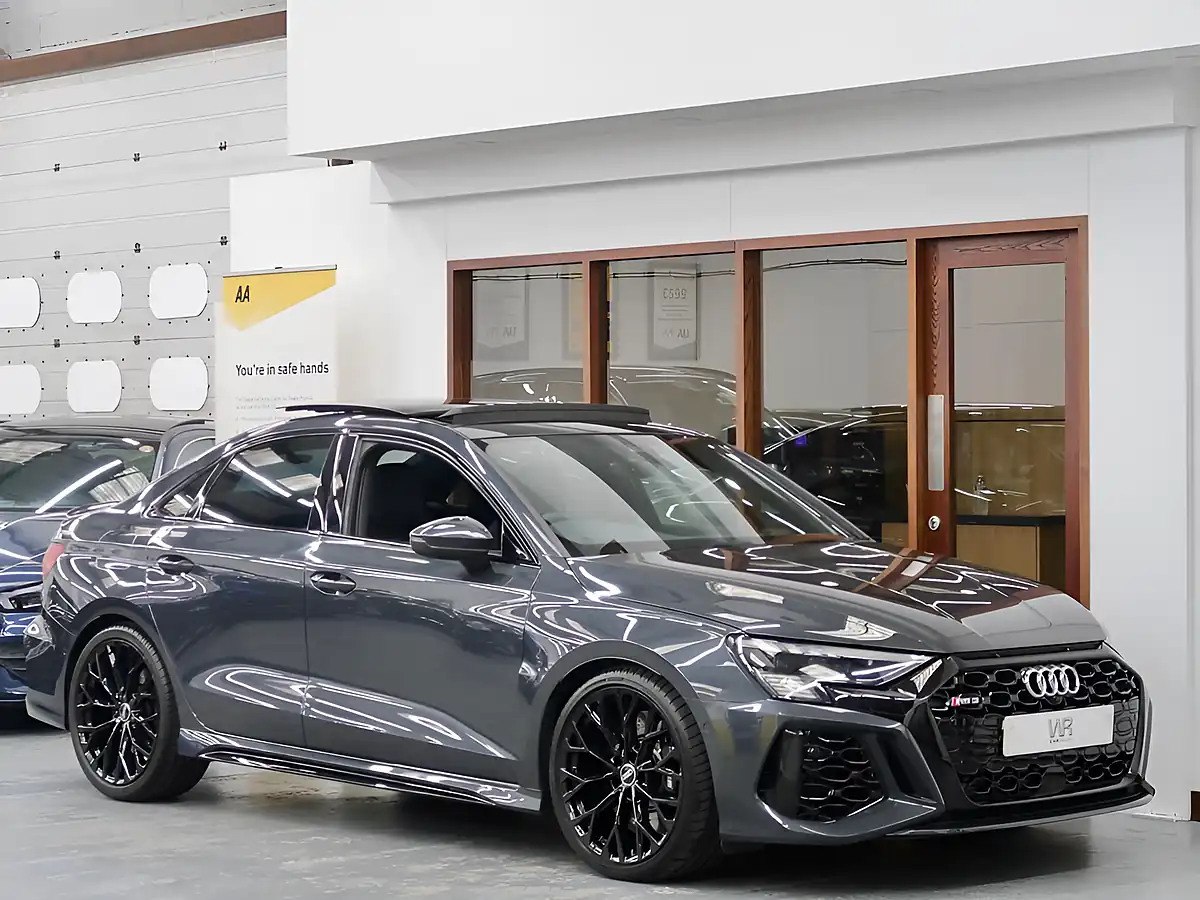 Used 2022 Audi RS3 Saloon Grey - Front View