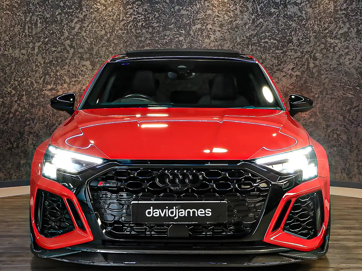 Used 2022 Audi RS3 Vorsprung Red - Interior and Exterior details 2