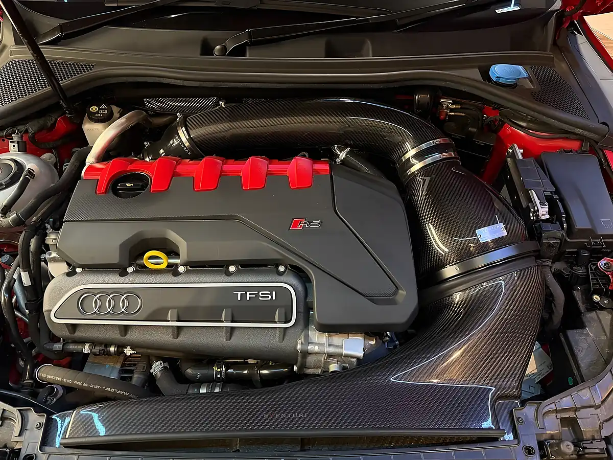 Used 2022 Audi RS3 Vorsprung Red - Interior and Exterior details 3