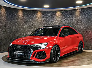 Used 2022 Audi RS3 Vorsprung Red - Interior and Exterior details 5