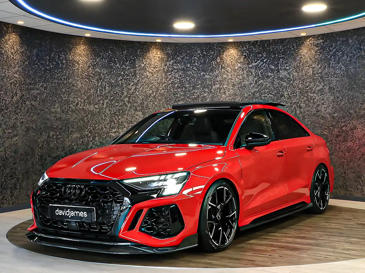 Used 2022 Audi RS3 Vorsprung Red - Interior and Exterior details 5