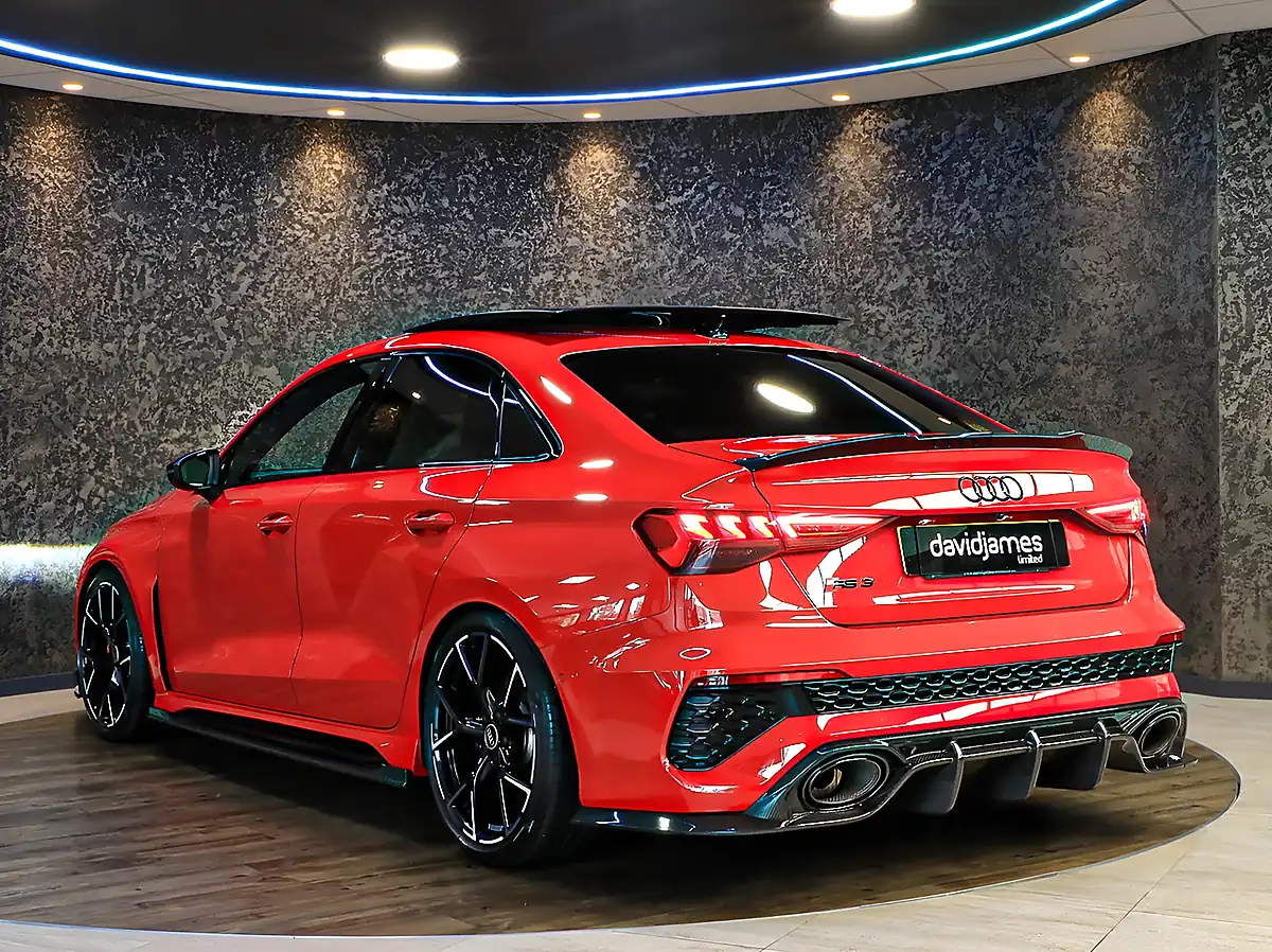 Used 2022 Audi RS3 Vorsprung Red - Interior and Exterior details 7