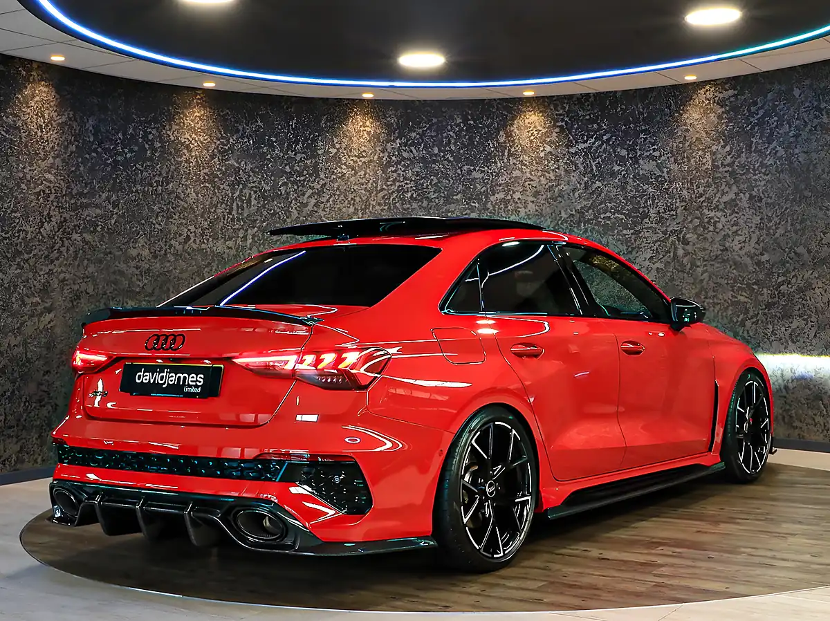 Used 2022 Audi RS3 Vorsprung Red - Interior and Exterior details 9
