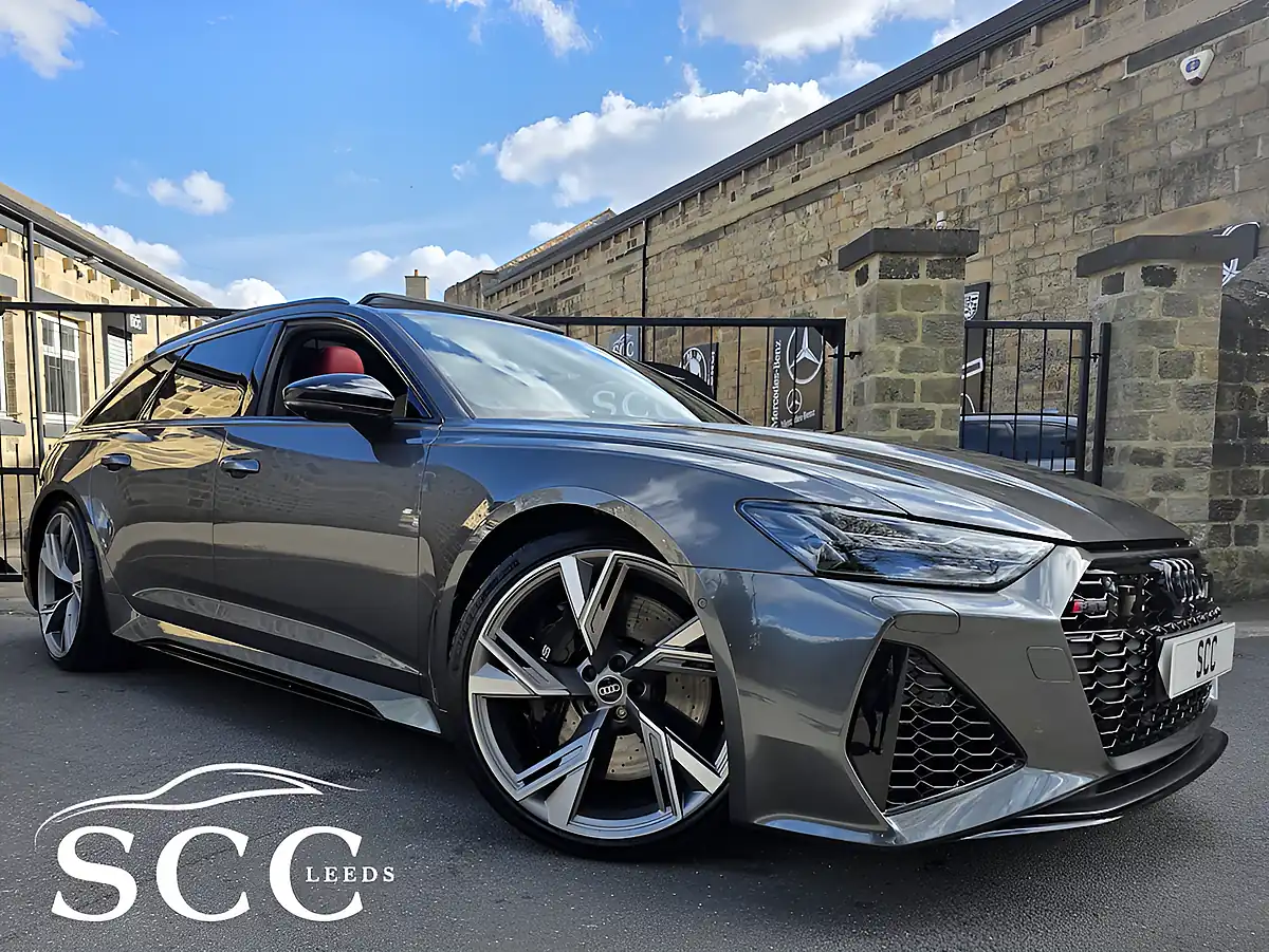 Used 2022 Audi RS6 Avant Vorsprung Daytona Grey - Front View