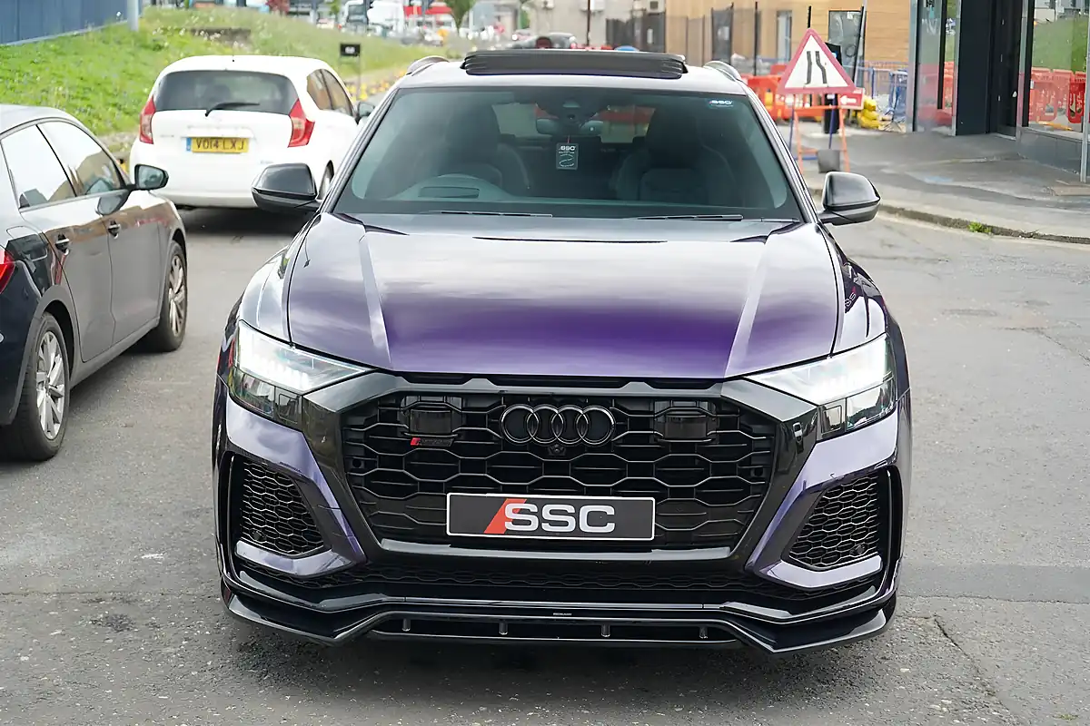 Used 2022 Audi RSQ8 Vorsprung Purple - Interior and Exterior details 5