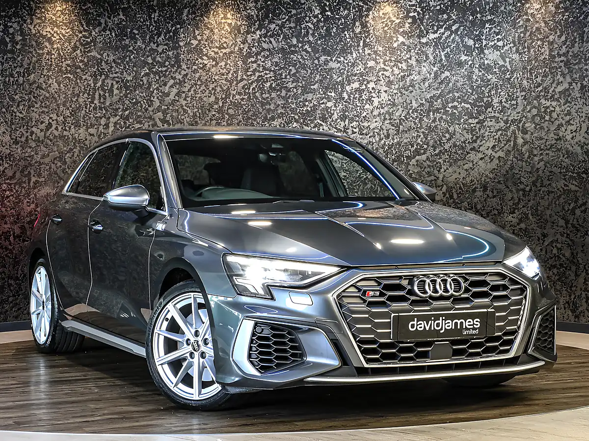 Used 2022 Audi S3 Sportback Grey - Front View