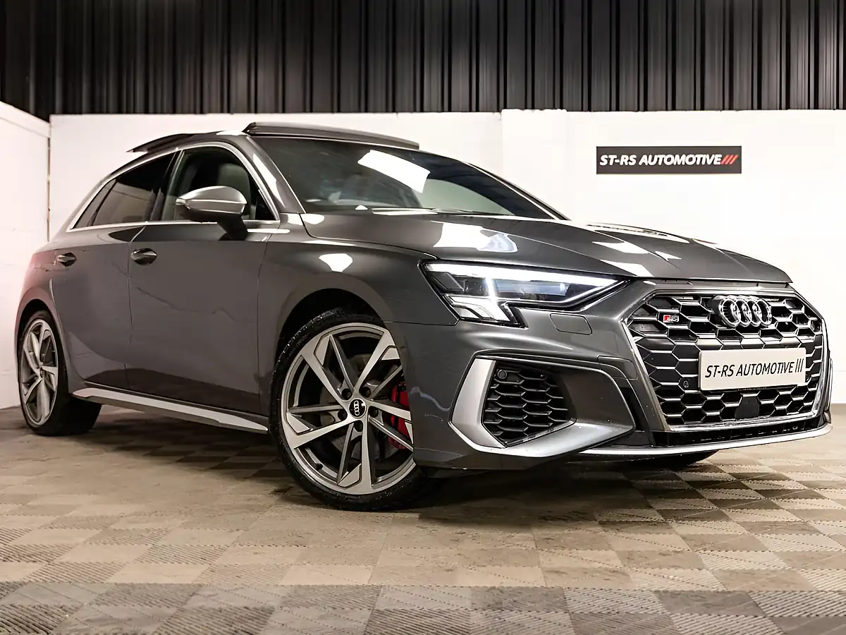 Used 2022 Audi S3 Sportback S Tronic Quattro Grey - Front View