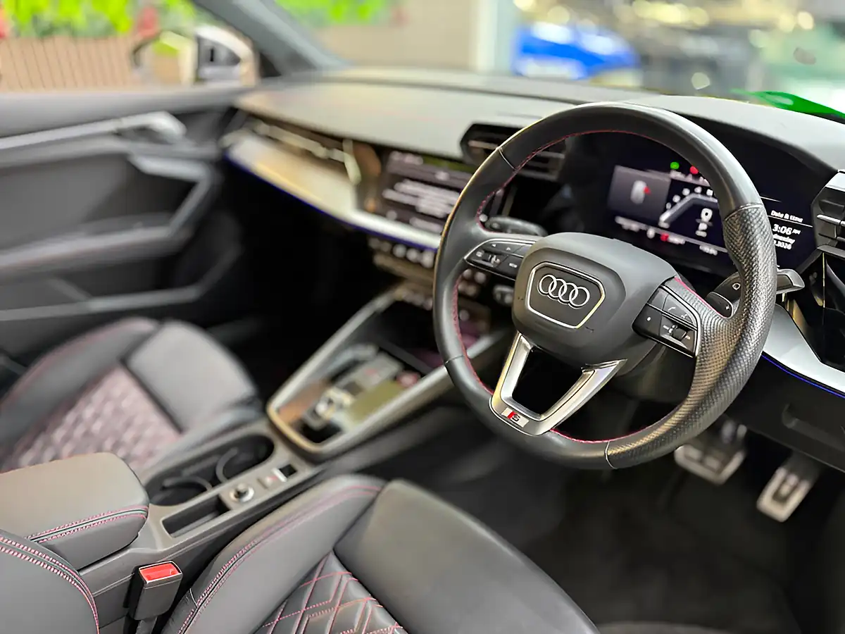 Used 2022 Audi S3 Sportback Yellow - Interior and Exterior details 10