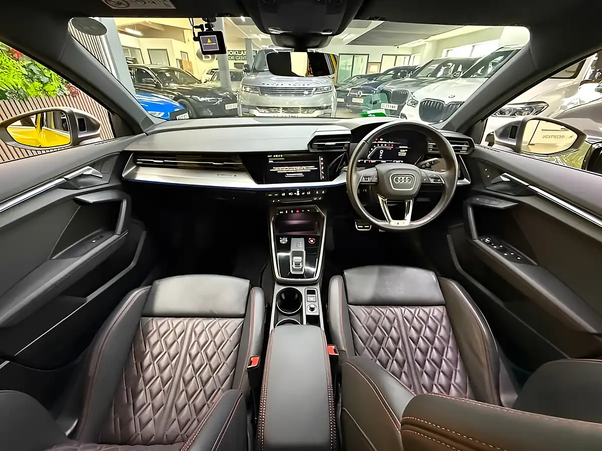 Used 2022 Audi S3 Sportback Yellow - Interior and Exterior details 12