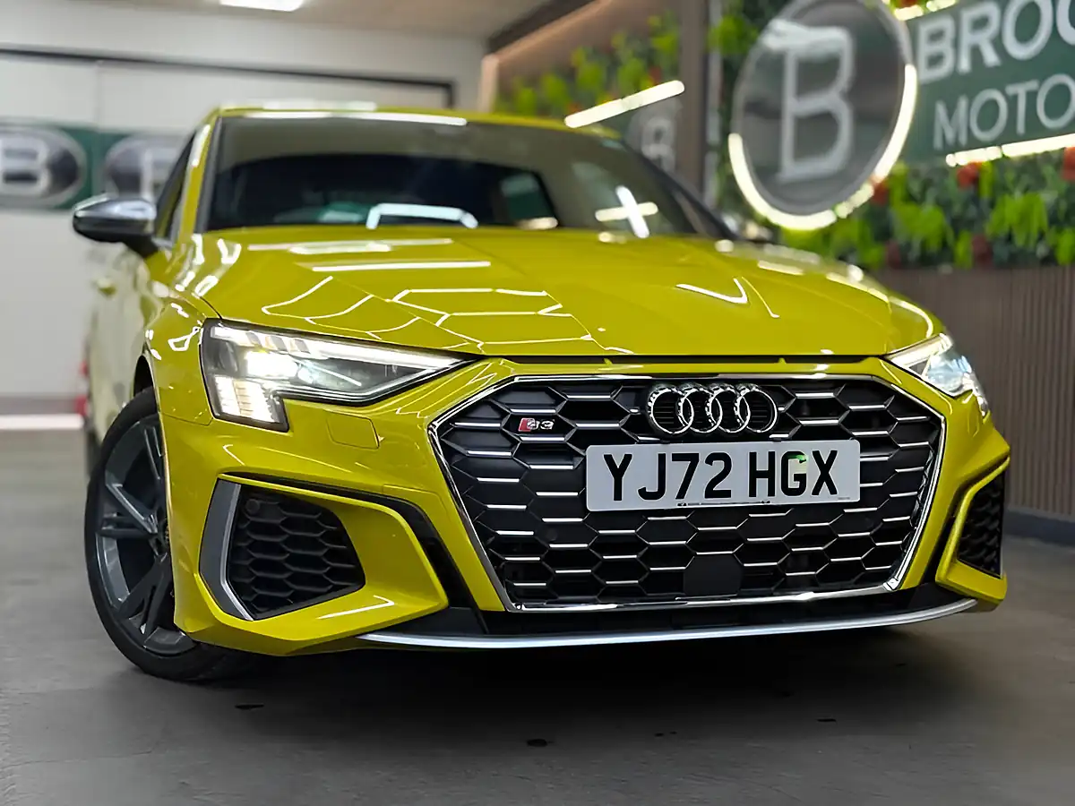 Used 2022 Audi S3 Sportback Yellow - Interior and Exterior details 3