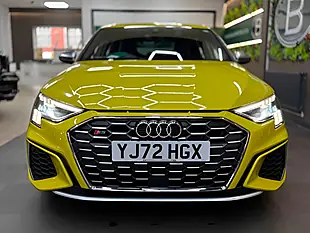 Used 2022 Audi S3 Sportback Yellow - Interior and Exterior details 4