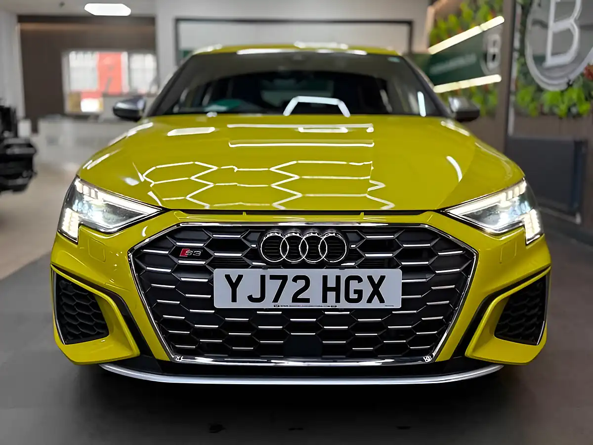 Used 2022 Audi S3 Sportback Yellow - Interior and Exterior details 4