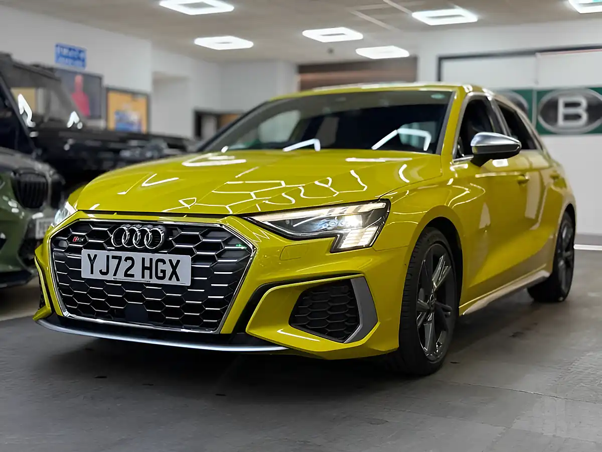 Used 2022 Audi S3 Sportback Yellow - Interior and Exterior details 5