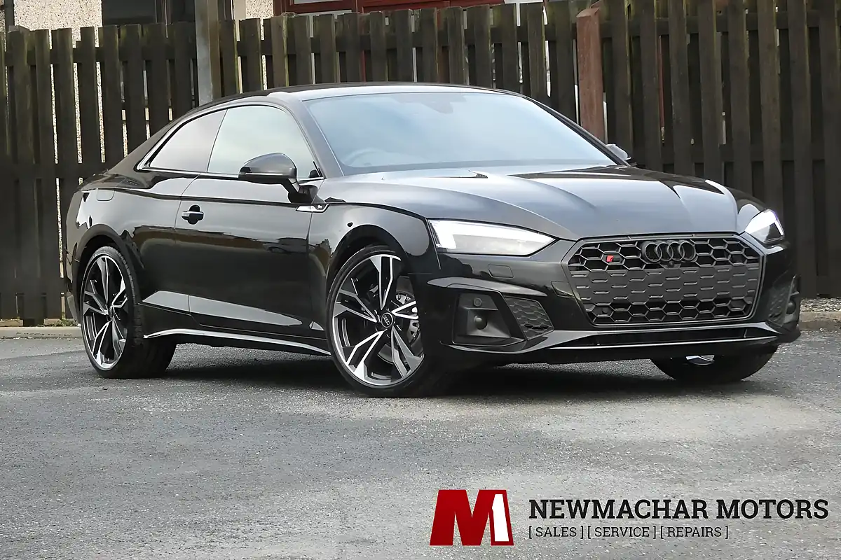 Used 2022 Audi S5 Black Edition Black - Front View
