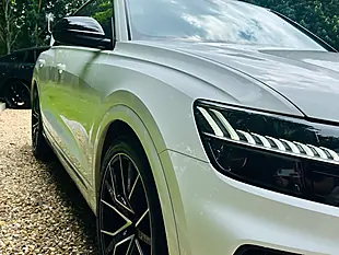 Used 2022 Audi SQ8 Black Edition Pure White - Interior and Exterior details 11