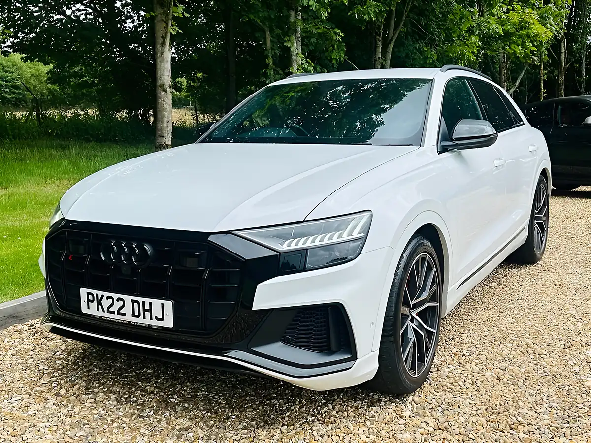 Used 2022 Audi SQ8 Black Edition Pure White - Interior and Exterior details 12