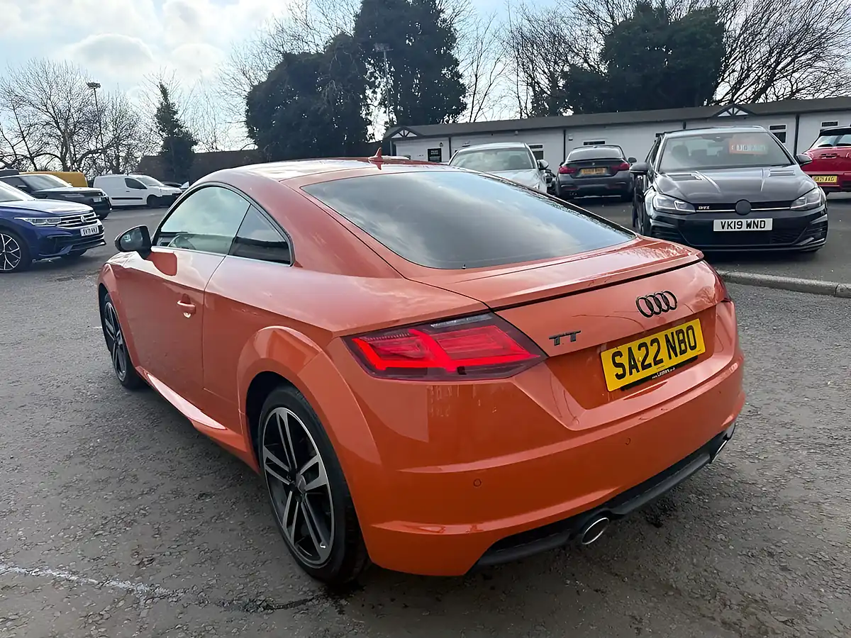 Used 2022 Audi Tt Sport Orange - Interior and Exterior details 11