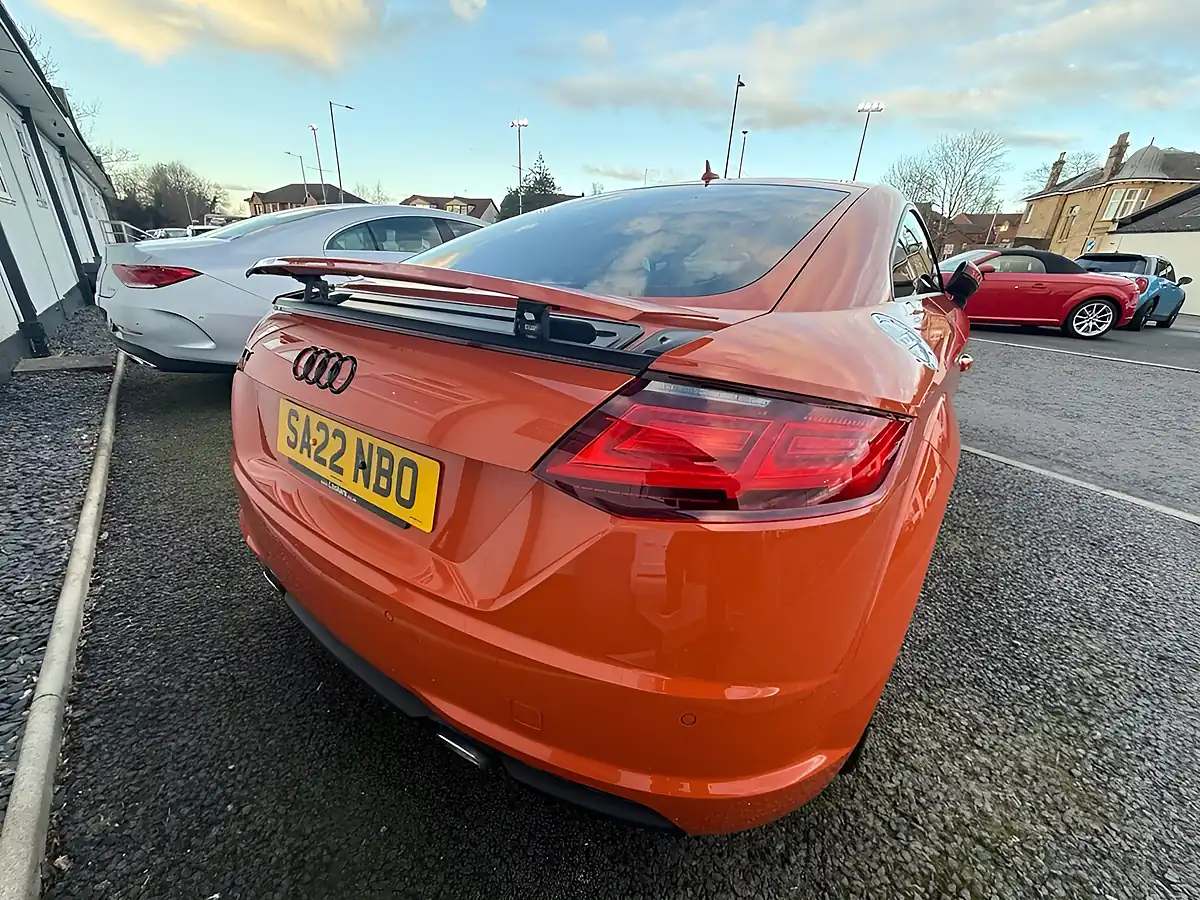 Used 2022 Audi Tt Sport Orange - Interior and Exterior details 7