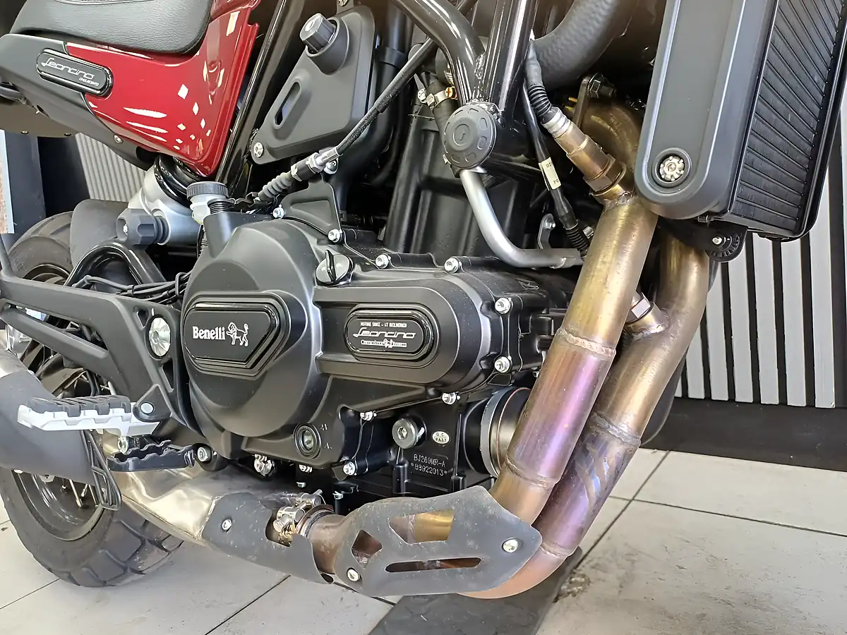 Used 2022 Benelli Leoncino 500 Trail Red - Interior and Exterior details 9