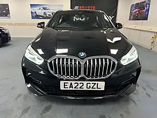 Used 2022 BMW 1 Series M Sport (lcp) Black Sapphire - Interior and Exterior details 2