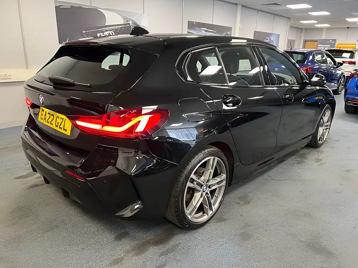 Used 2022 BMW 1 Series M Sport (lcp) Black Sapphire - Interior and Exterior details 4