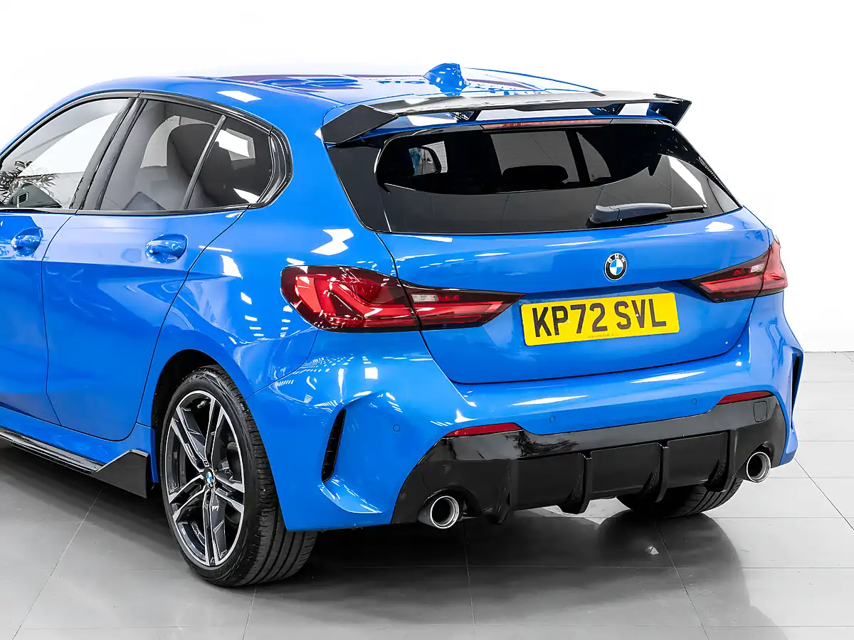 Used 2022 BMW 1 Series M Sport (lcp) Misano Blue - Interior and Exterior details 10