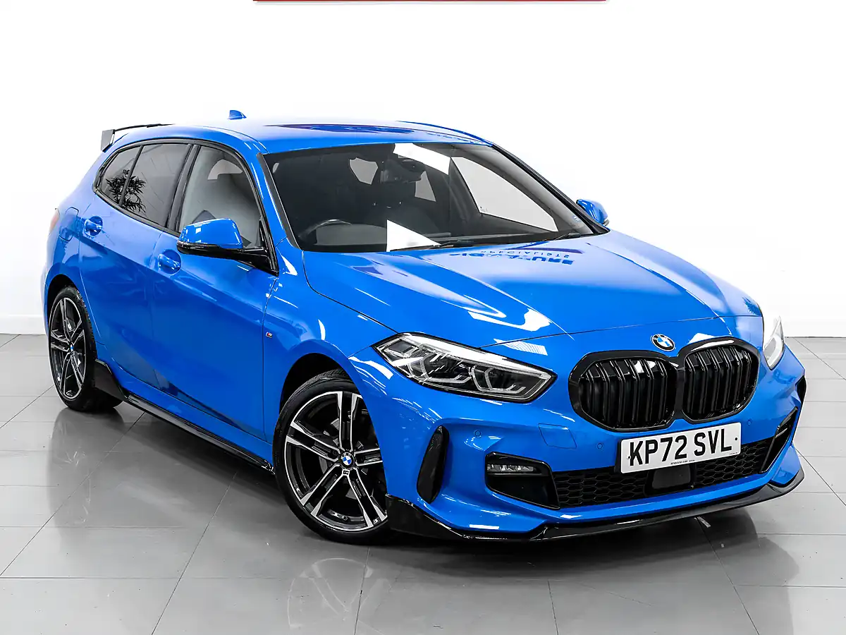 Used 2022 BMW 1 Series M Sport (lcp) Misano Blue - Interior and Exterior details 8