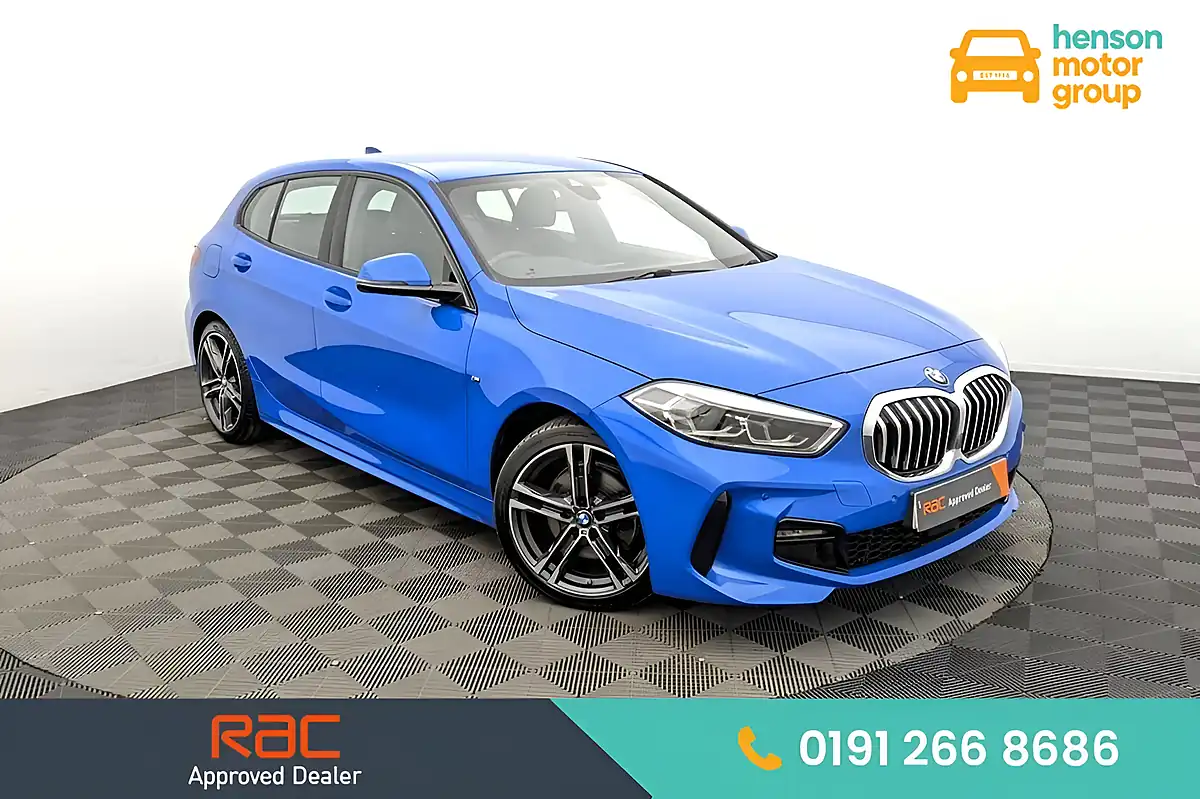 Used 2022 BMW 1 Series M Sport (lcp) Misano Blue - Front View