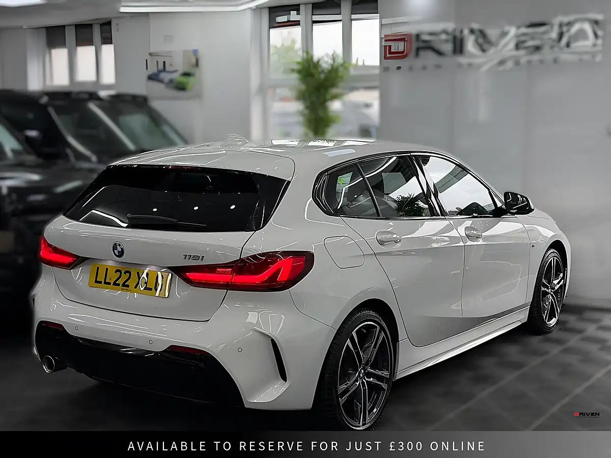 Used 2022 BMW 1 Series M Sport (lcp) White - Interior and Exterior details 12