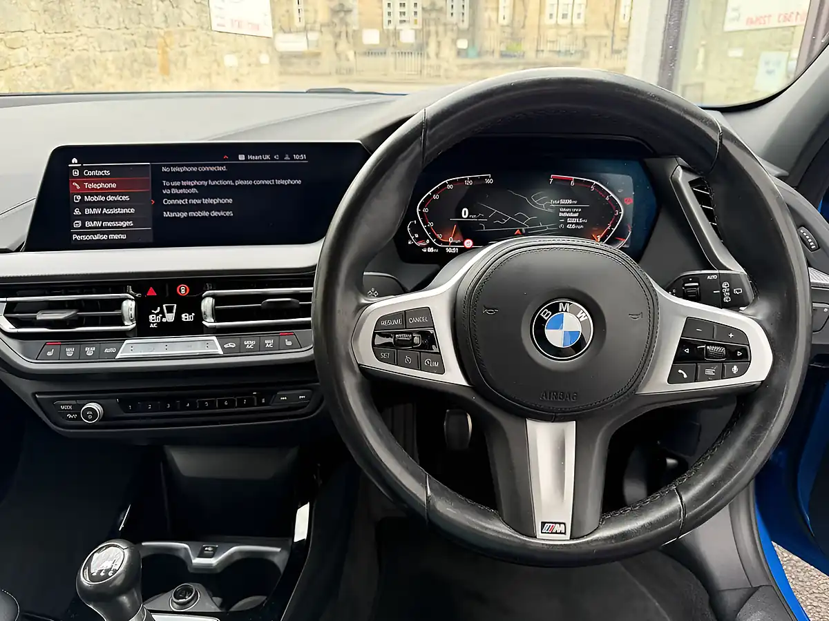 Used 2022 BMW 1 Series M Sport Misano Blue - Interior and Exterior details 16