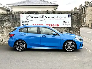 Used 2022 BMW 1 Series M Sport Misano Blue - Interior and Exterior details 3