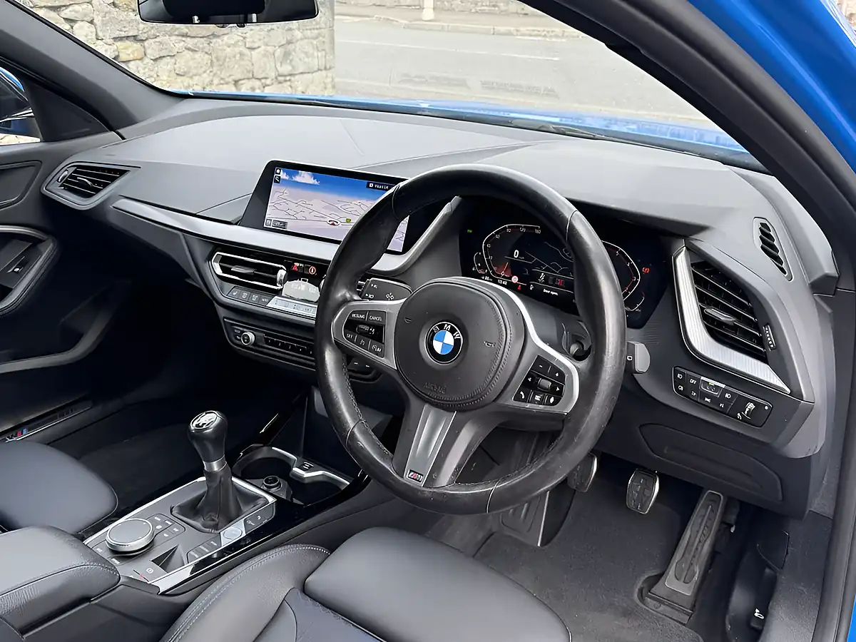 Used 2022 BMW 1 Series M Sport Misano Blue - Interior and Exterior details 6