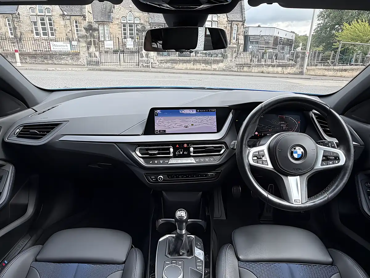 Used 2022 BMW 1 Series M Sport Misano Blue - Interior and Exterior details 8