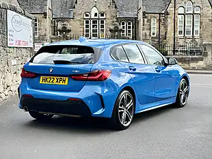 Used 2022 BMW 1 Series M Sport Misano Blue - Interior and Exterior details 9