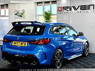 Used 2022 BMW 1 Series M Sport Misano Blue - Interior and Exterior details 11