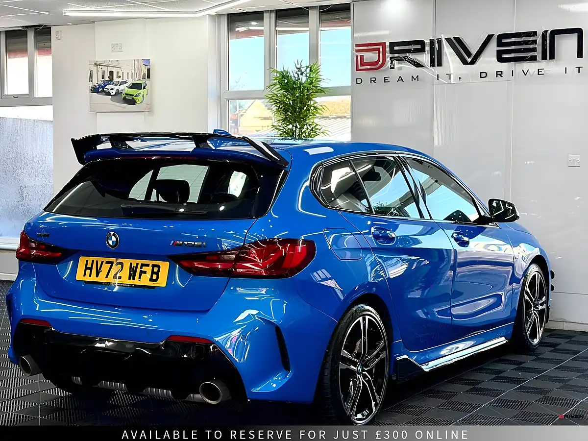 Used 2022 BMW 1 Series M Sport Misano Blue - Interior and Exterior details 11