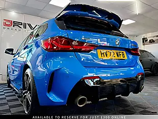 Used 2022 BMW 1 Series M Sport Misano Blue - Interior and Exterior details 2